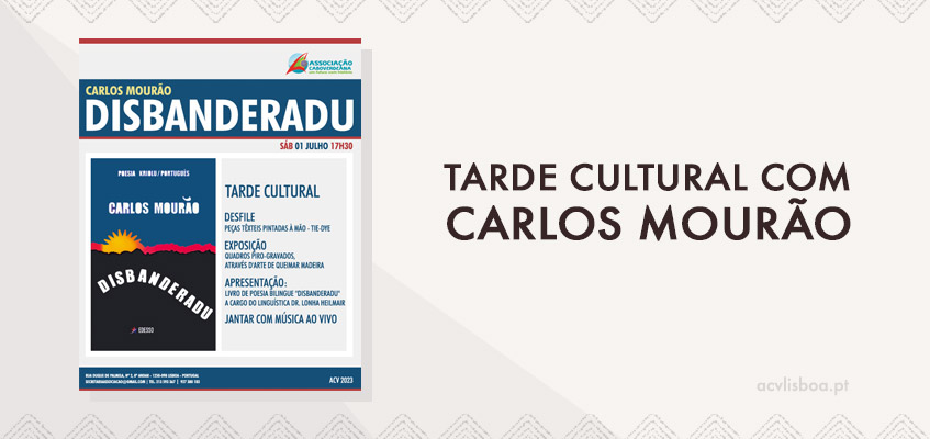 Tarde Cultural com Carlos Mourão